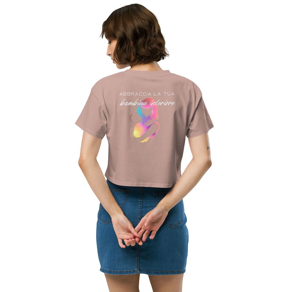 Thumbnail: ITA "Bambina Interiore" - Ricamata - crop top