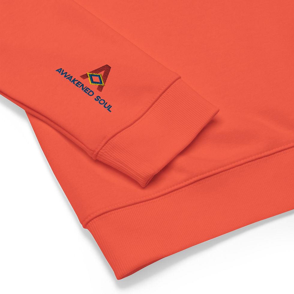 Thumbnail: SURF "Ocean Guru" - Ebroidered Front+wrists - 100% Organic -  sweatshirt Unisex