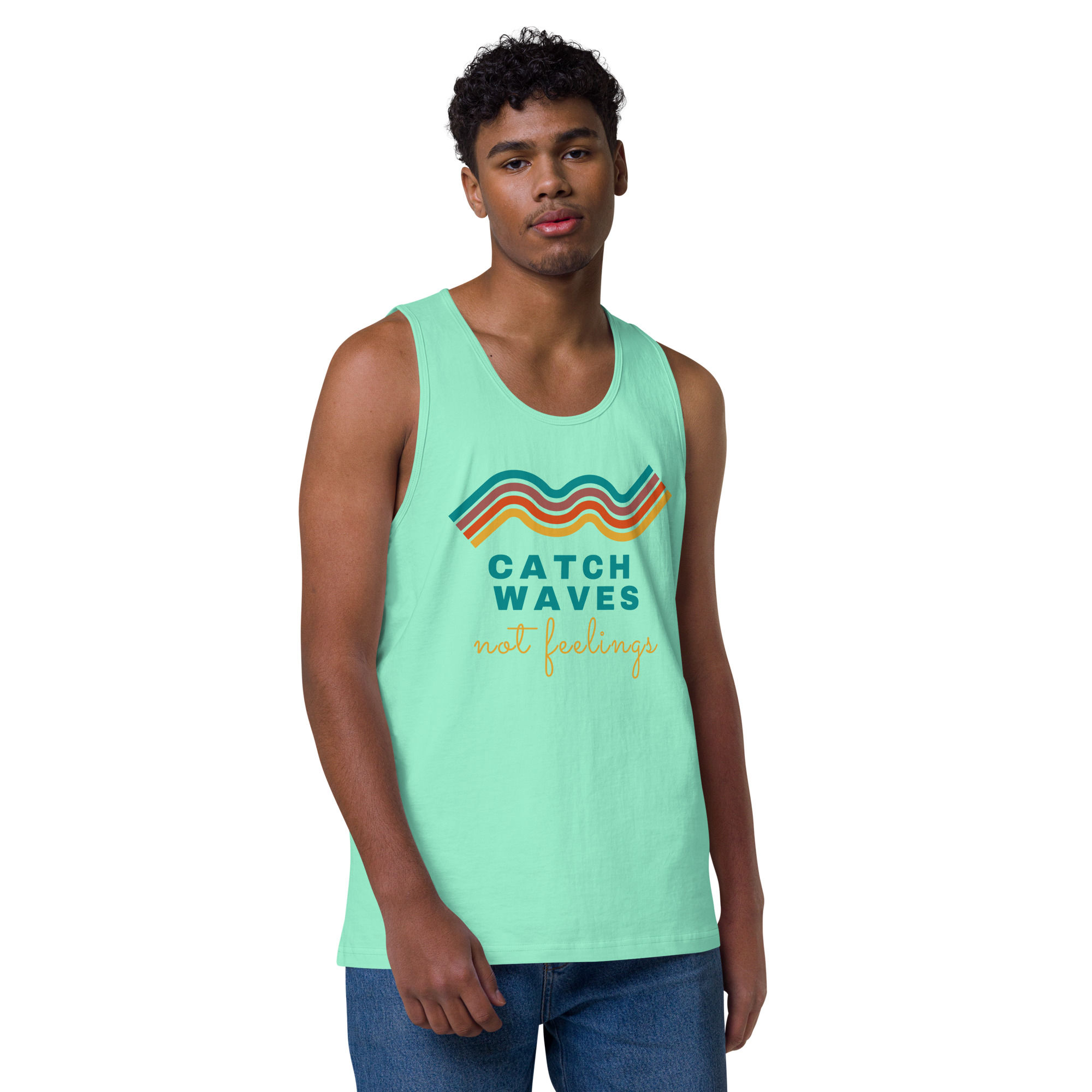 SURF - "Catch Waves" -  tank Shirt