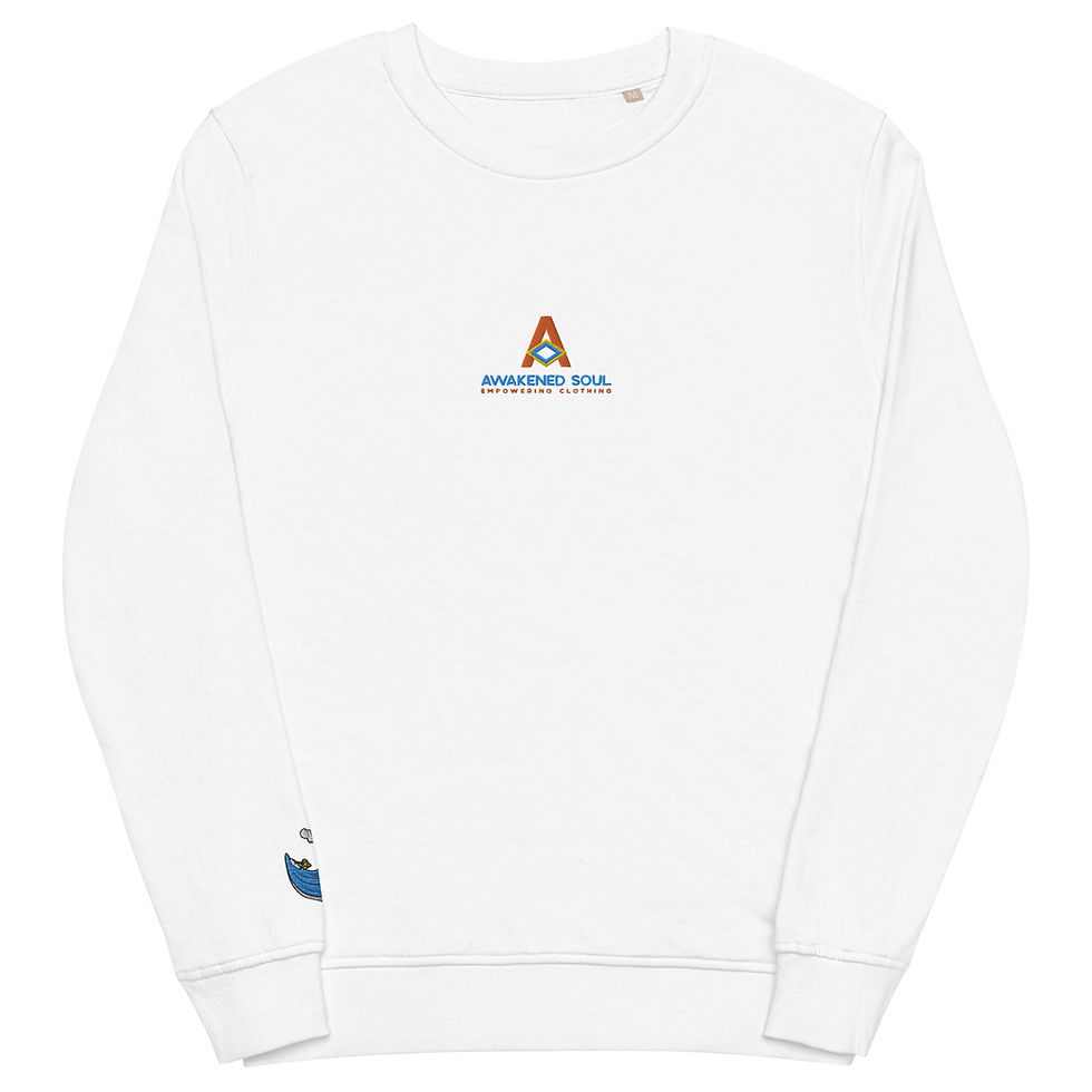 Thumbnail: SURF "Caught" - Embroidered Logo+wrist - 100% organic sweatshirt