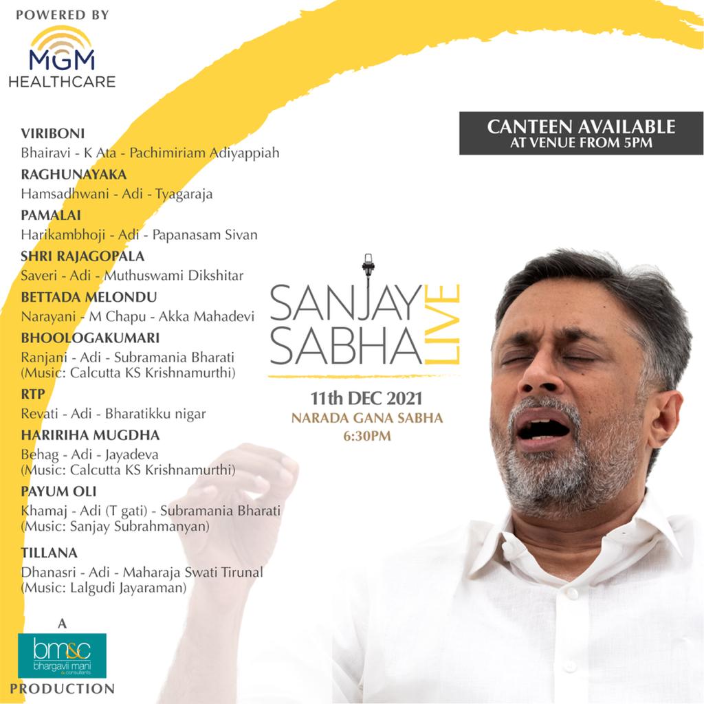 Rasika first! Launching Sanjay Sabha Live