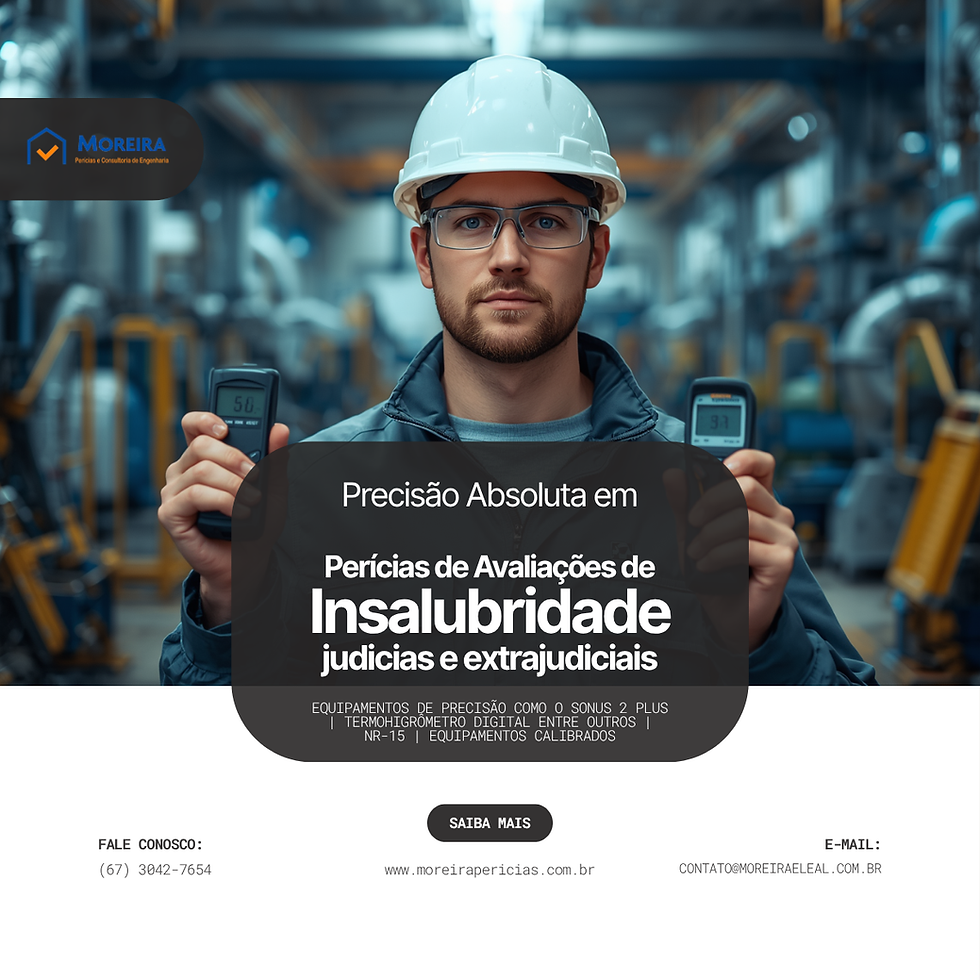 Trabalho Insalubre: Você conhece os seus direitos e riscos? Entenda por que uma Perícia Especializada é Essencial
