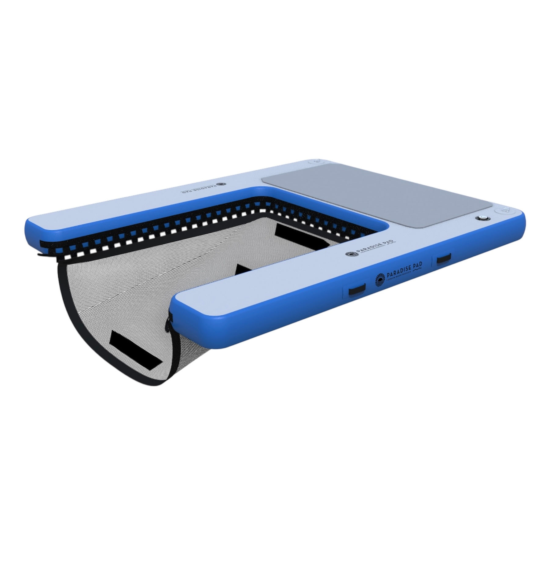 Paradise Pad and dog boat ramp. Best dog ramp for boat is a must-have lake toys accessory.