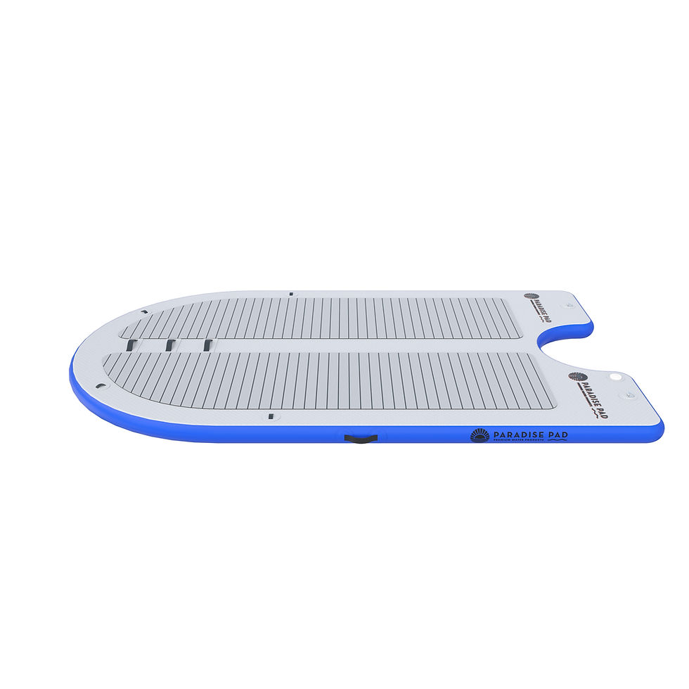 Thumbnail: The Reef Lounge pontoon pad: Essential boat gear and lake toys for relaxing off your pontoon boat.