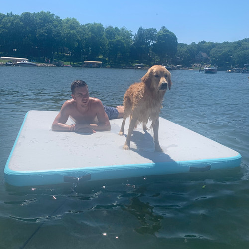 6'x 8' Inflatable Water Pad Paradisepad