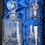 Thumbnail: Engraved Decanter with Two Glasses