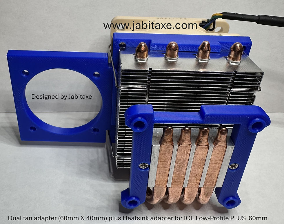 Thumbnail: Dual top Fan Adapters for Noctua 5V PWM 4-Pin Silent Fans