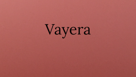Torah Portion Vayera - Abraham, Sarah, and the Promised Son