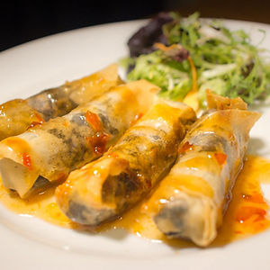 Stornaway Black Pudding Spring Rolls