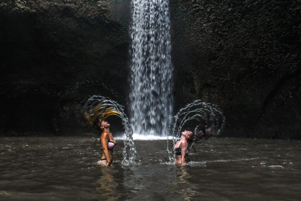 Waterfall hunting in Ubud