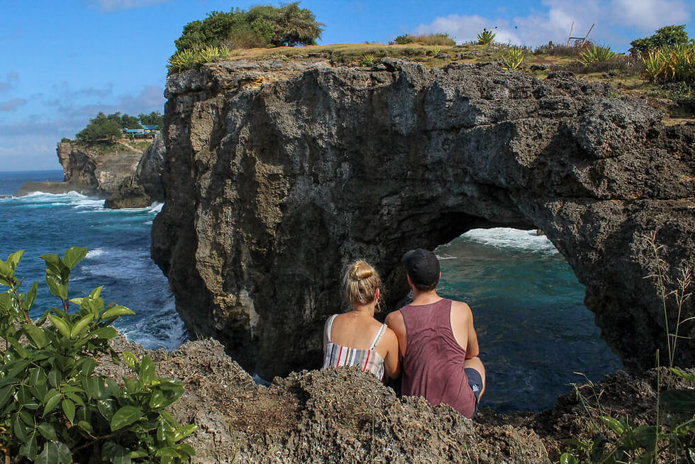 Broken Beach arch