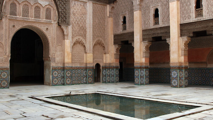 A Mosque Courtyard