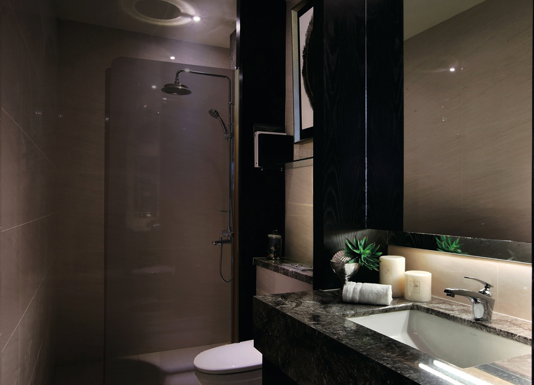 неподвижная душевая перегородка