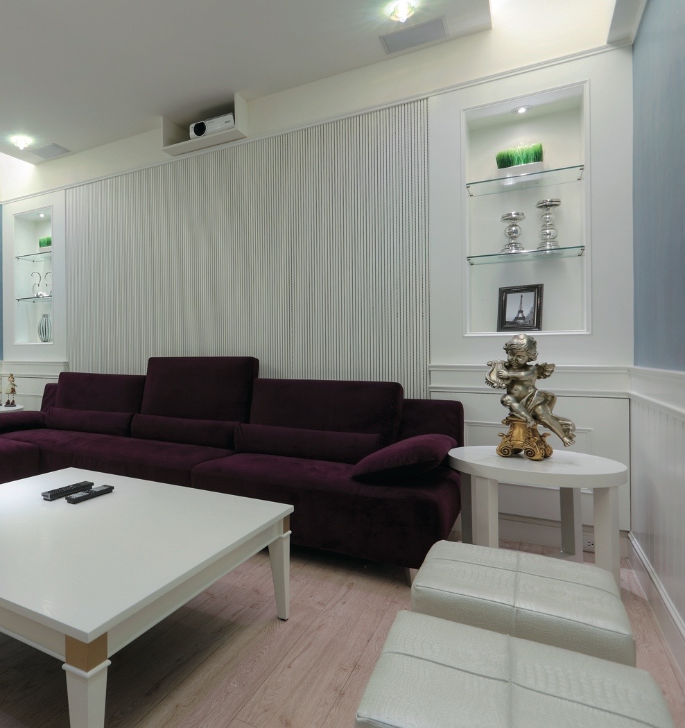 полки из осветленного стекла