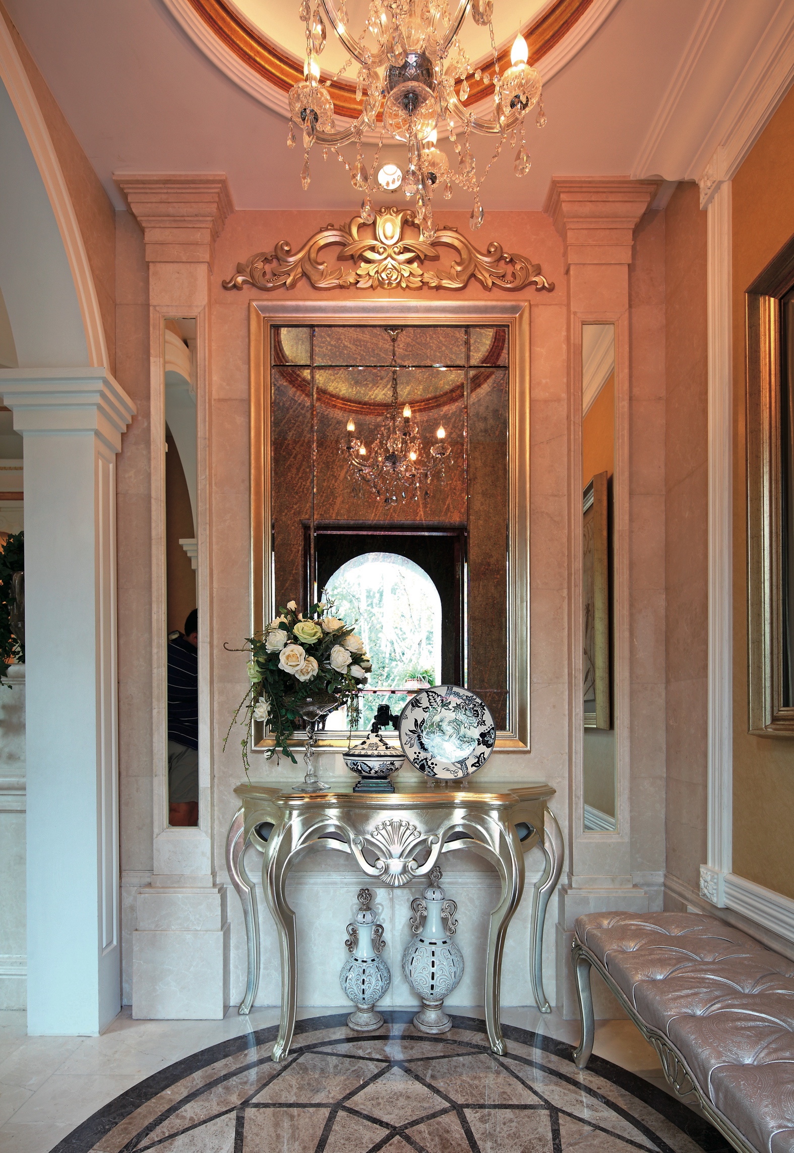 панно состаренное зеркало