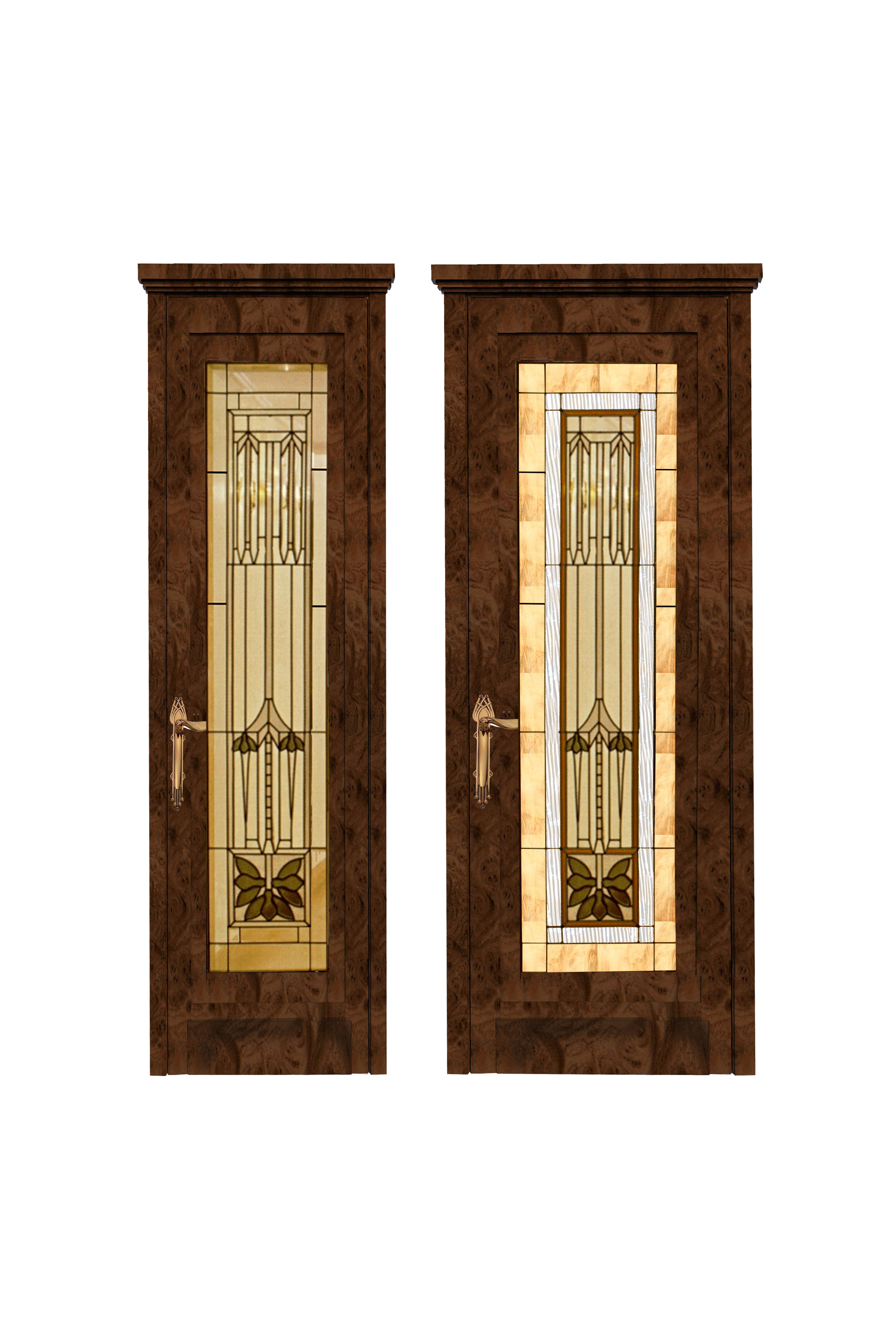 двери с витражами Арт дело