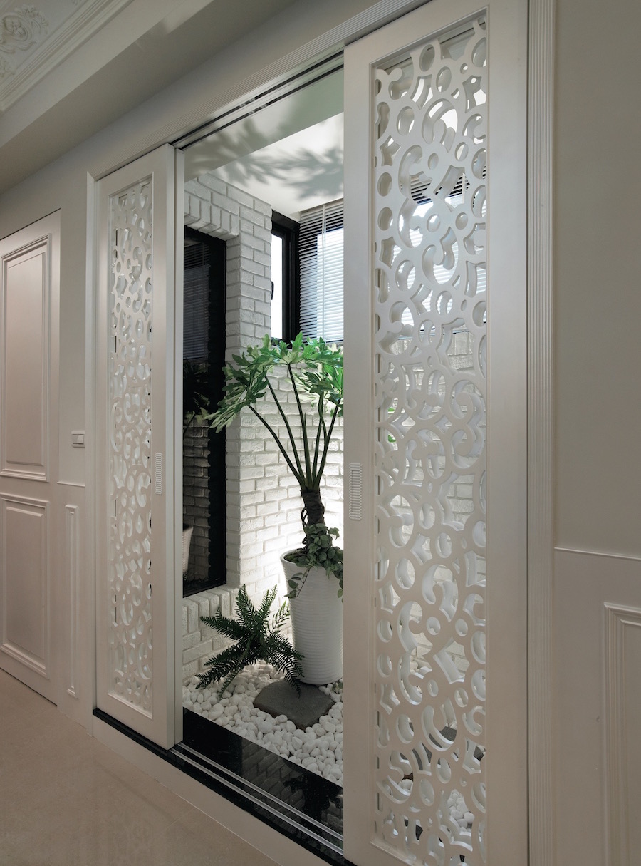 раздвижные перегородки белый мдф