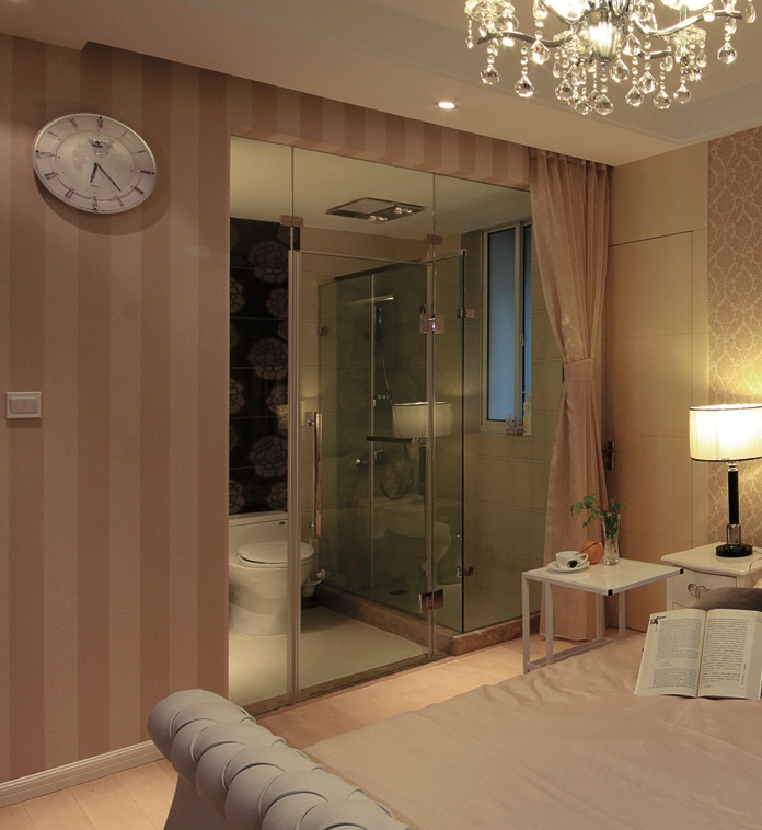 ограждение душевой из стекла