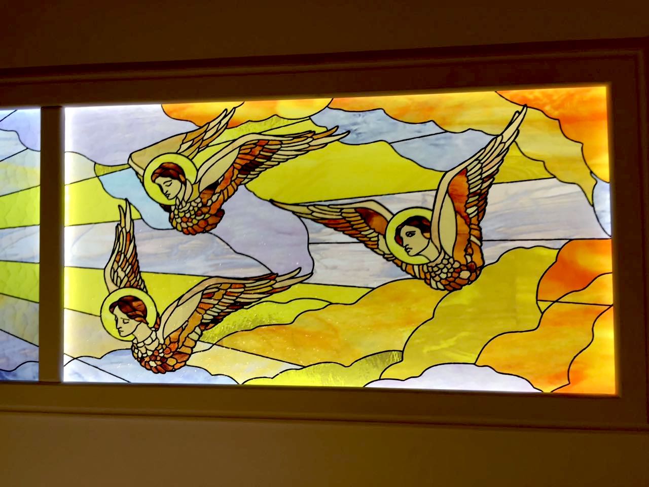 потолочный витраж библейские сюжеты