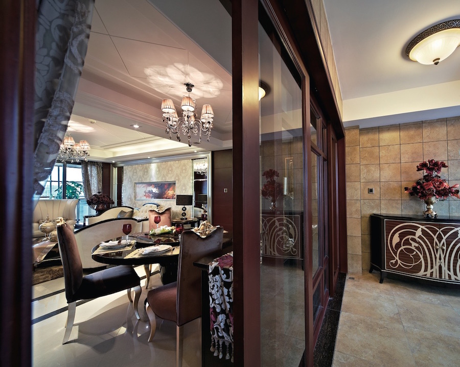 межкомнатные перегородки из дерева и стекла