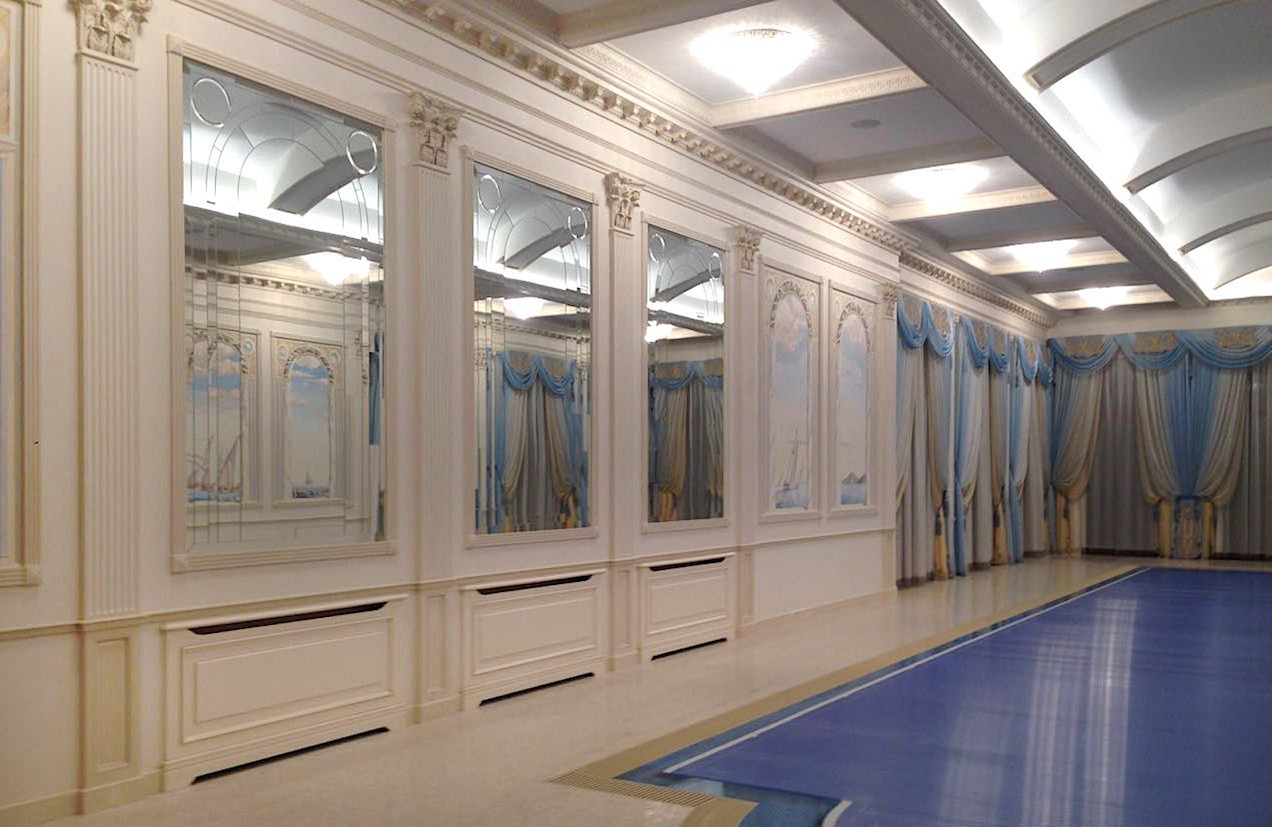 зеркала в бассейн