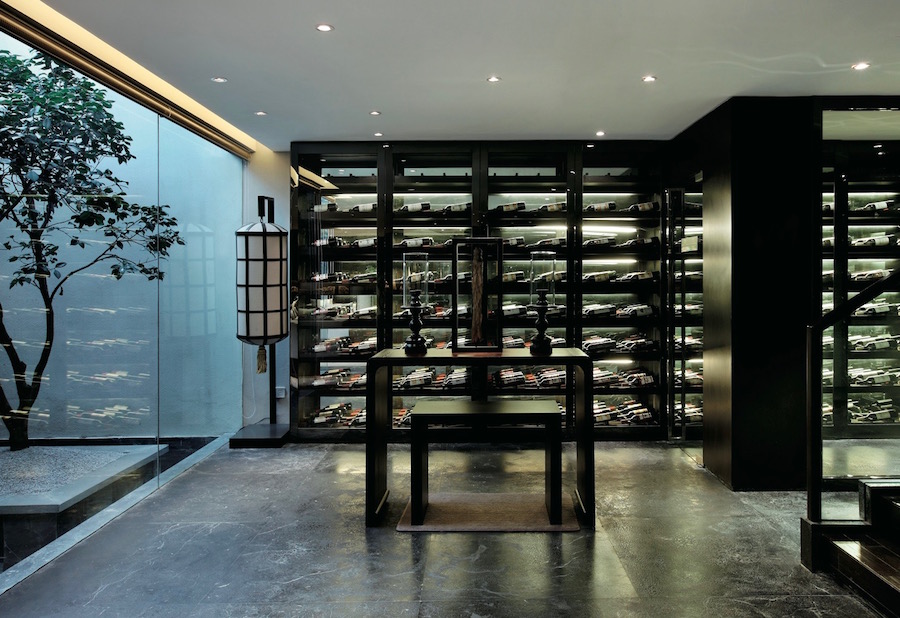 цельностеклянная перегородка винный погреб