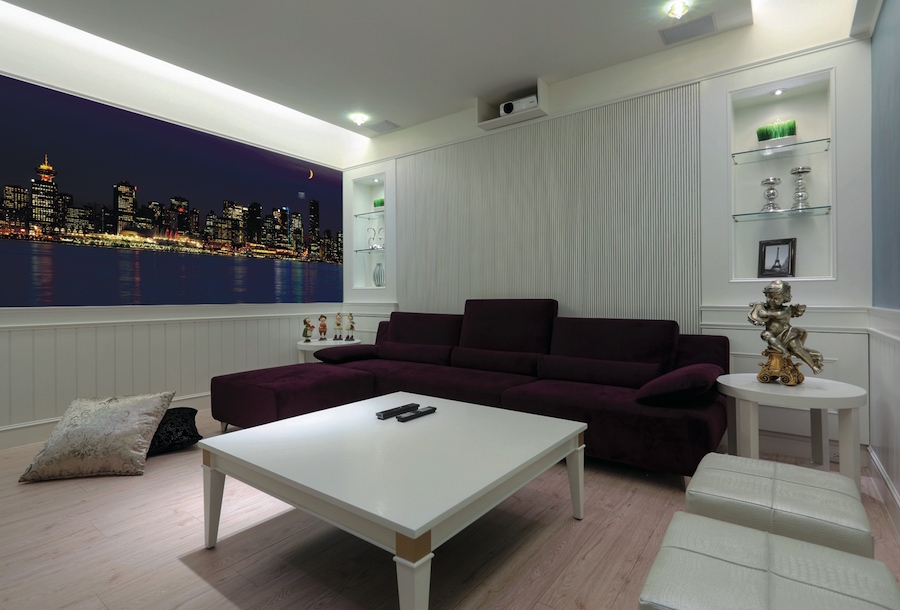 Фотопечать на стекле "город"