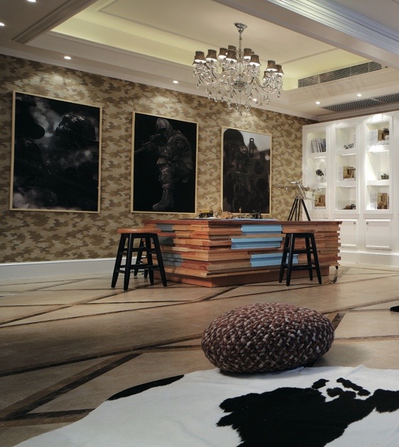 стеклянное панно тема military