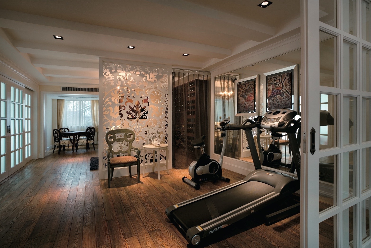 перегородки со стеклом