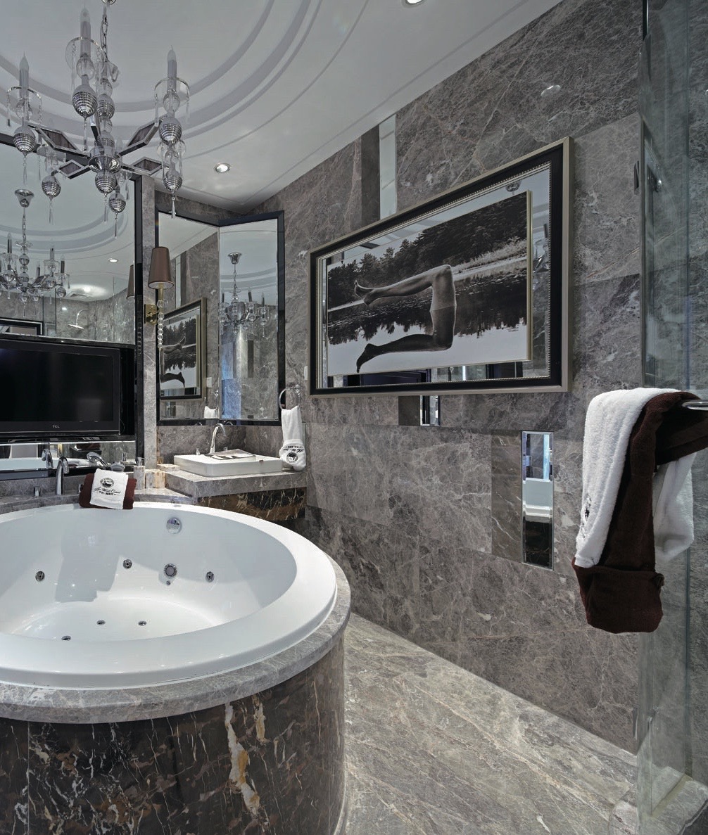 современное панно в ванной