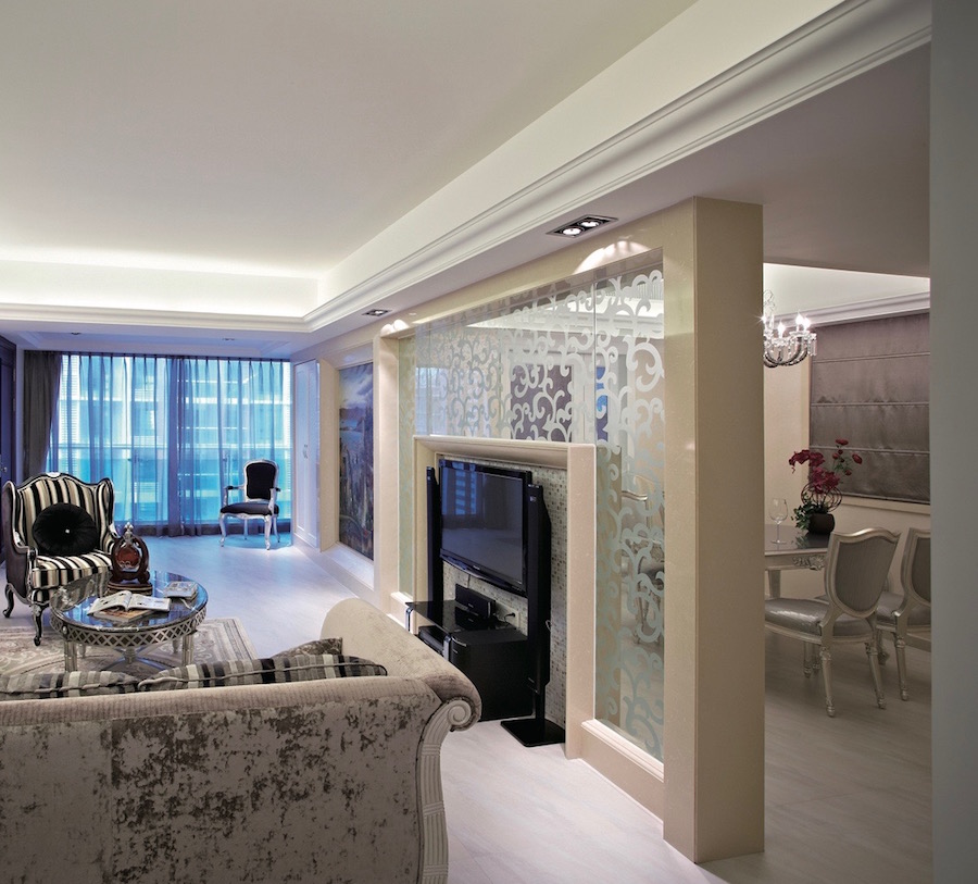 стеклянная перегородка портал мрамор