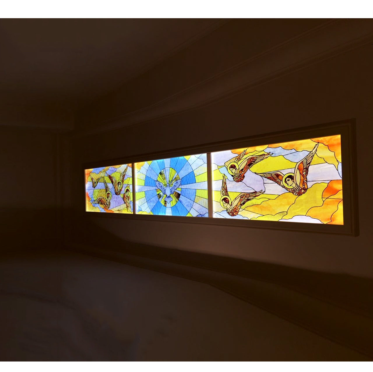 потолочный витраж религиозная тема