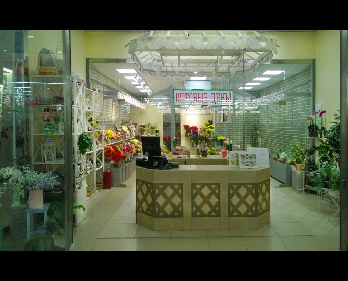 стеклянная перегородка магазин