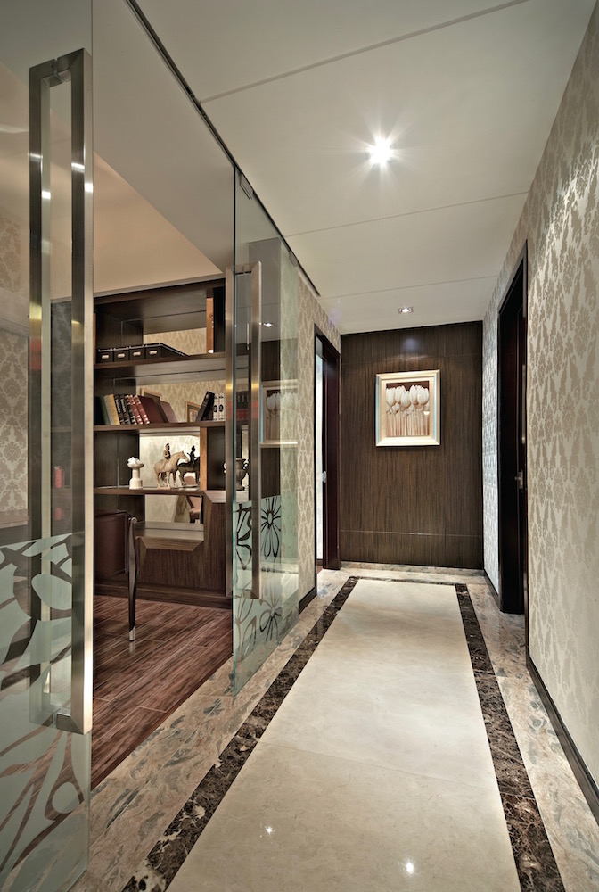 перегородка раздвижная из стекла с рисунком