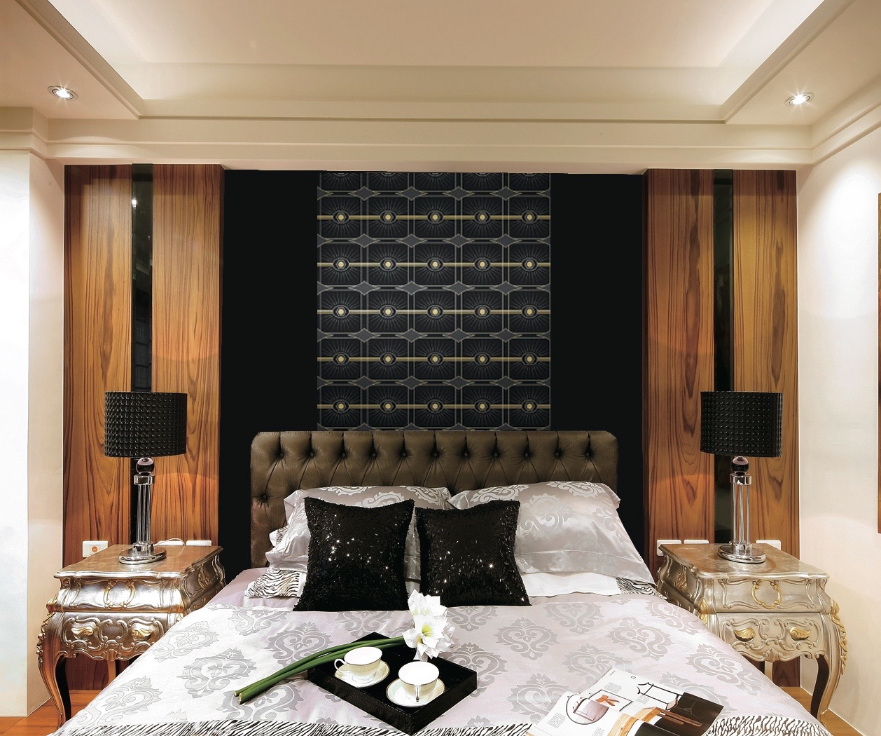 панно c орнаментом ар деко