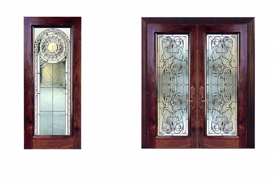 витражи в двери