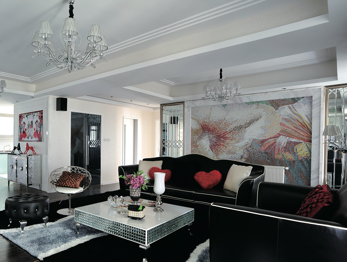 зеркальное панно с гравировкой