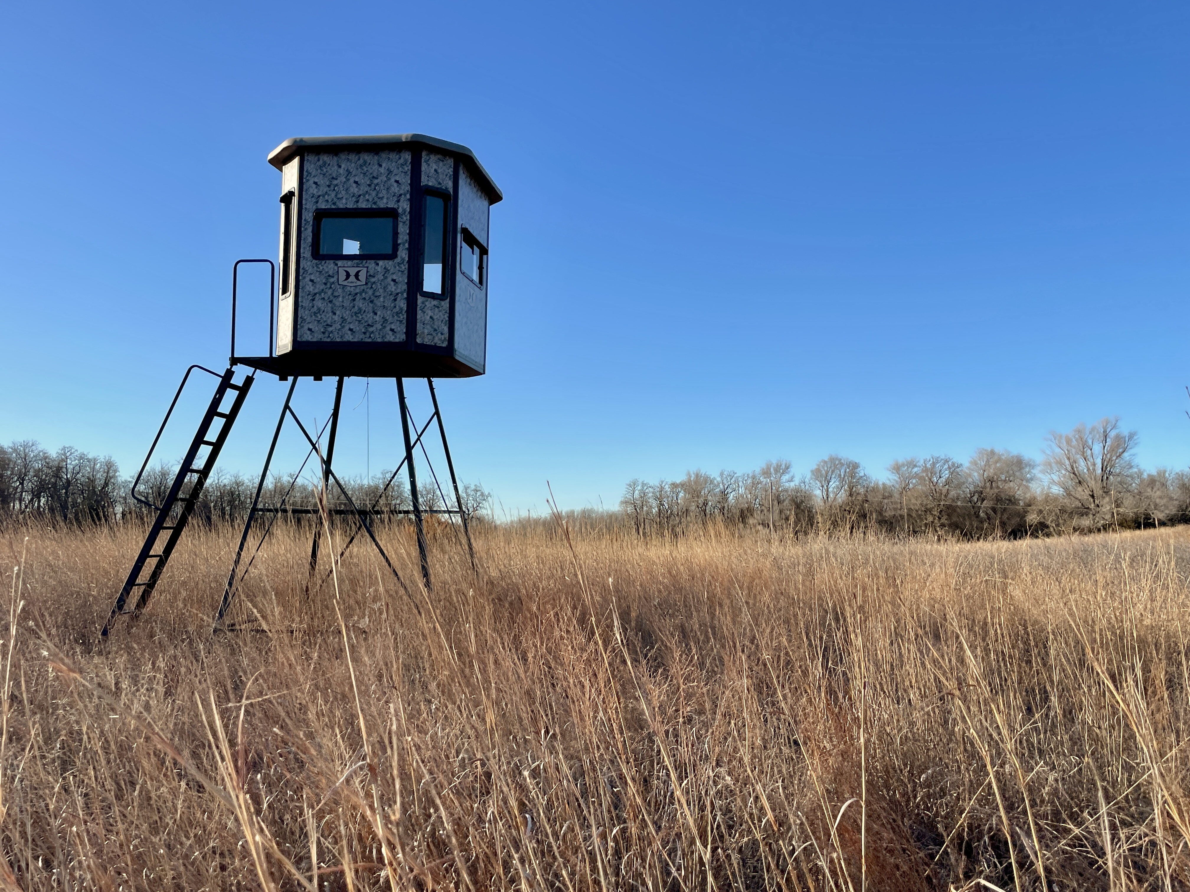 Deer stands in Great Bend Kansas