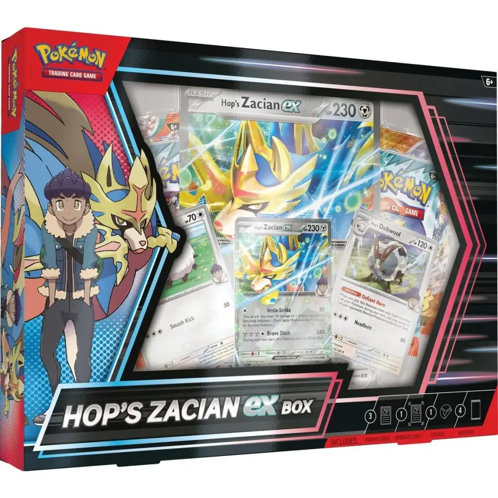 Pokemon-Hop’s Zacian ex Box