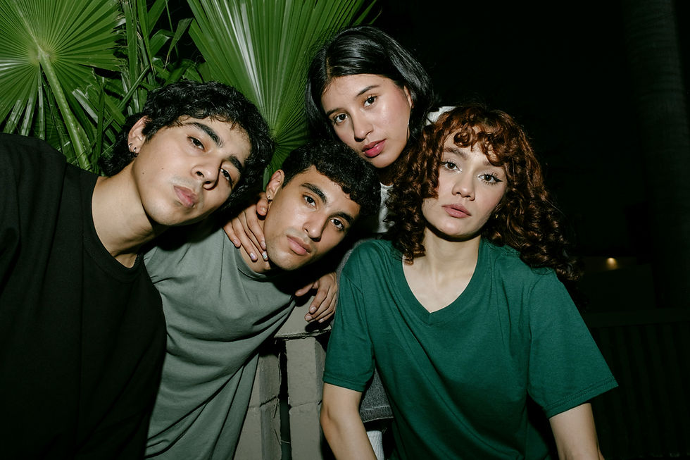 Group of diverse young adults representing Gen Z culture, symbolizing brand relevance with young audiences and modern cultural codes.