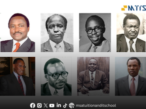 Frame images of past Ministers for Education Kenya