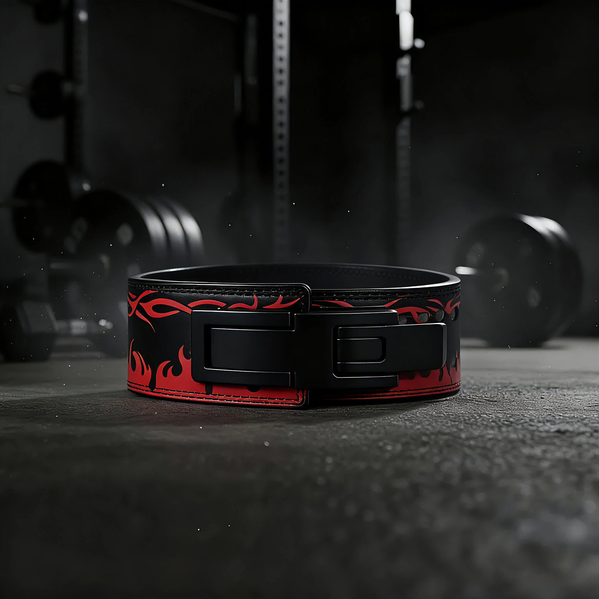 Clip Leather Weightlifting Belt