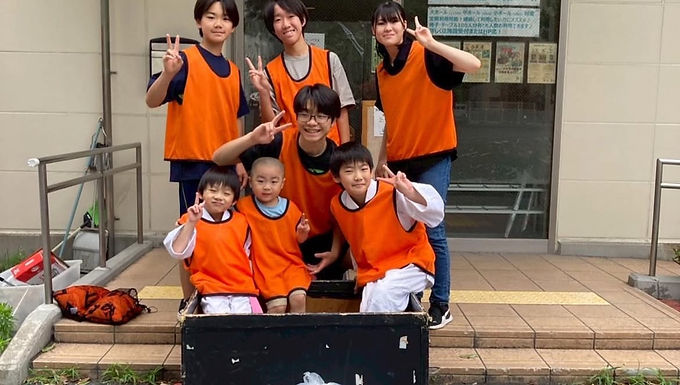 トロッコゴミ拾い！