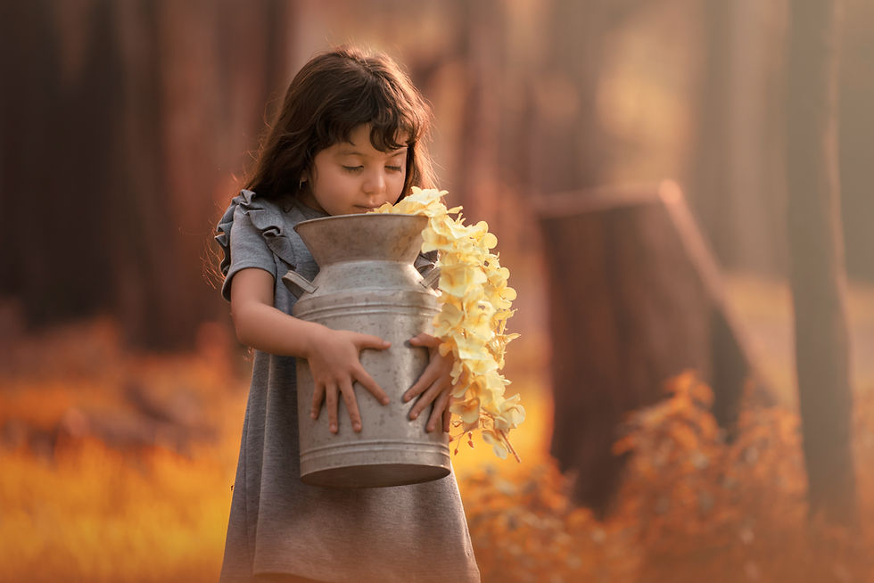 Sesión Fine Art Infantil