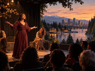Intimate live theatre stage connecting audiences across Bellevue and Seattle’s Eastside.