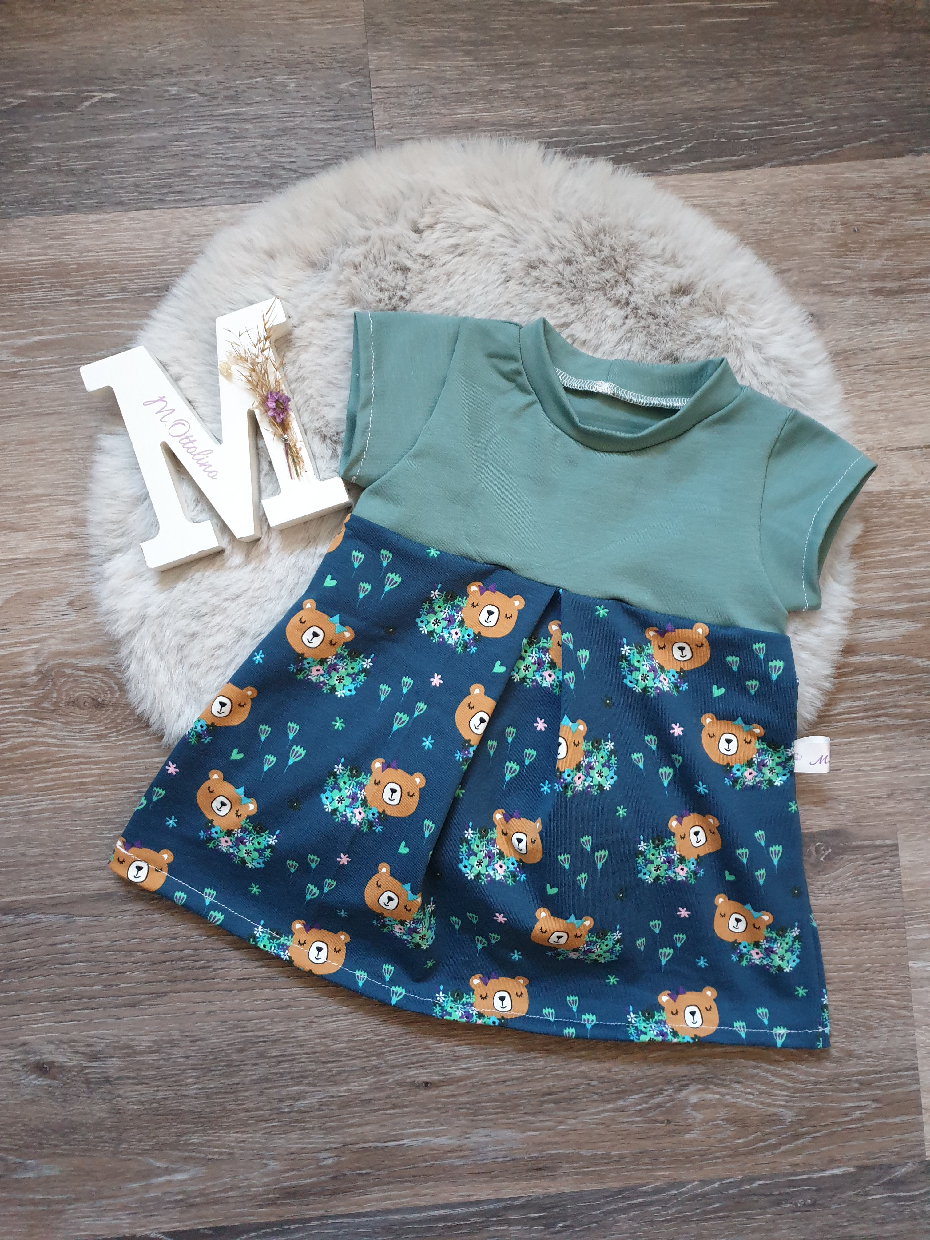 Kleid kurzarm - Bärchen
