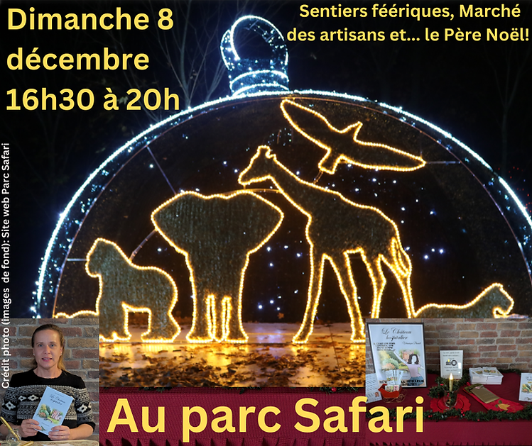 Une Féerie d’animaux géants illuminés s’amène au Parc Safari Dès 16h30, la magie opère et 