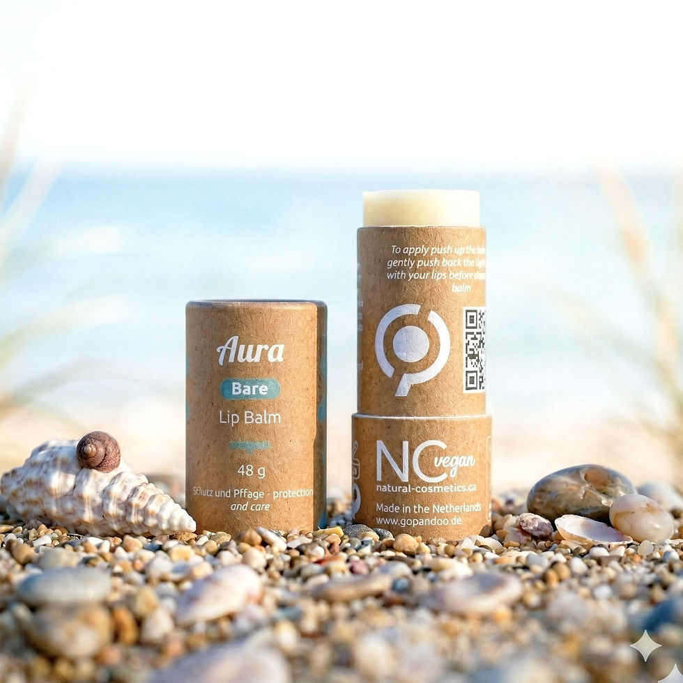 Tubes en carton kraft écoresponsables imprimés pour déodorant solide - Bambou Ecopack Origin