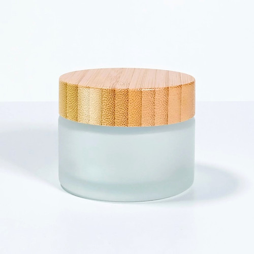 Pot En Verre Avec Couvercle En Bambou - Three Bamboo