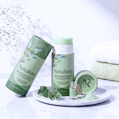 Tubes carton cosmétiques pour deodorant imprimés